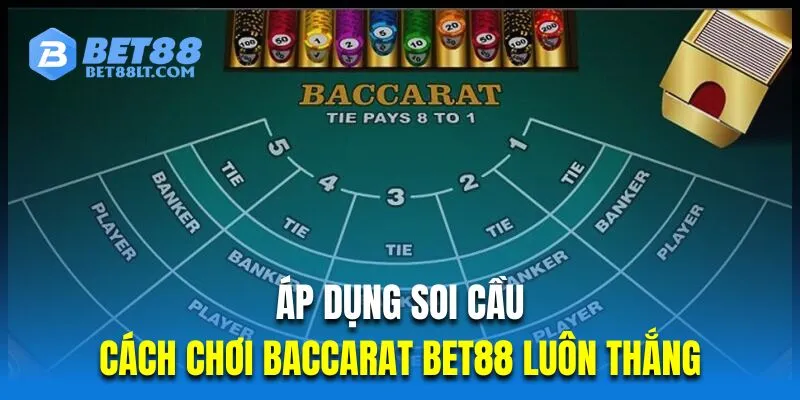 Áp dụng soi cầu là cách chơi Baccarat Bet88 luôn thắng 